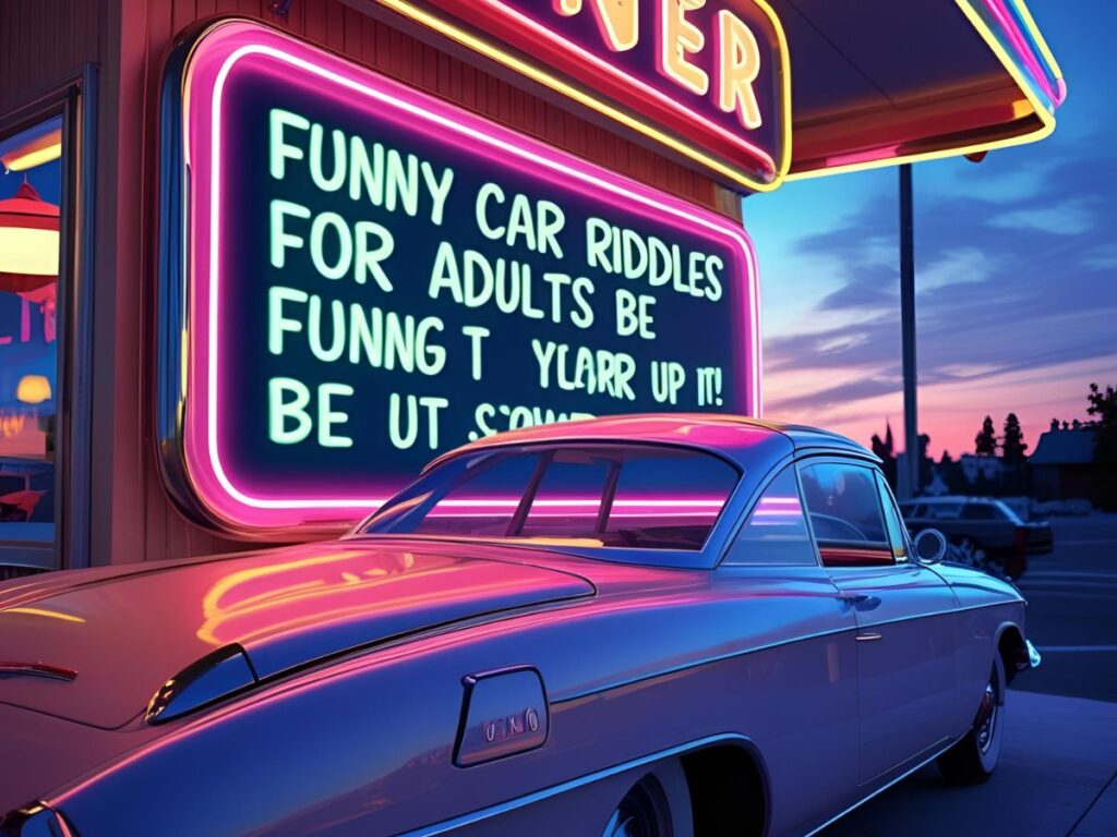Funny Car Riddles for Adults