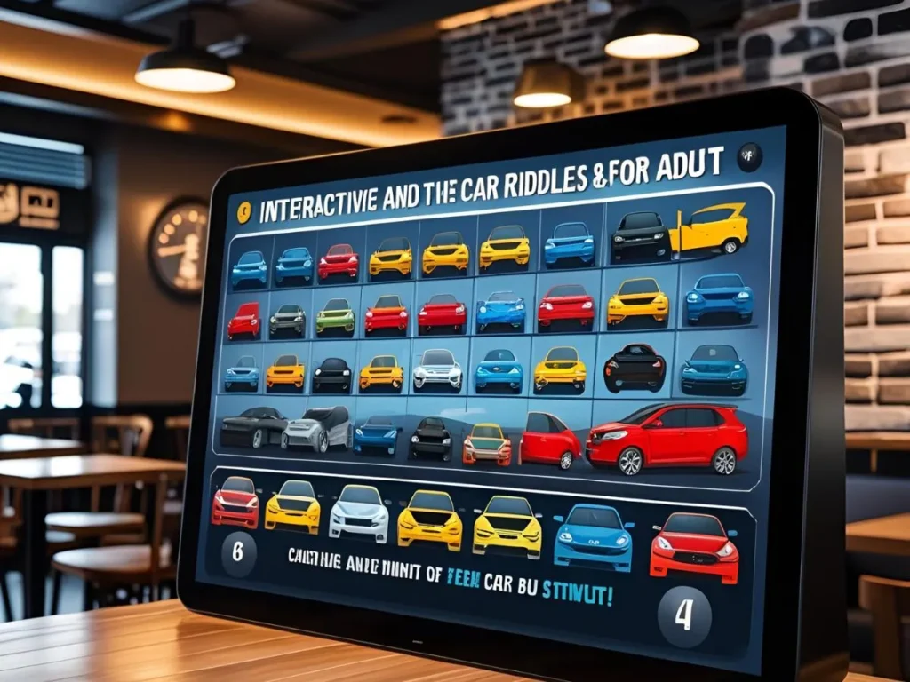 Car Riddles for Adults with Answers