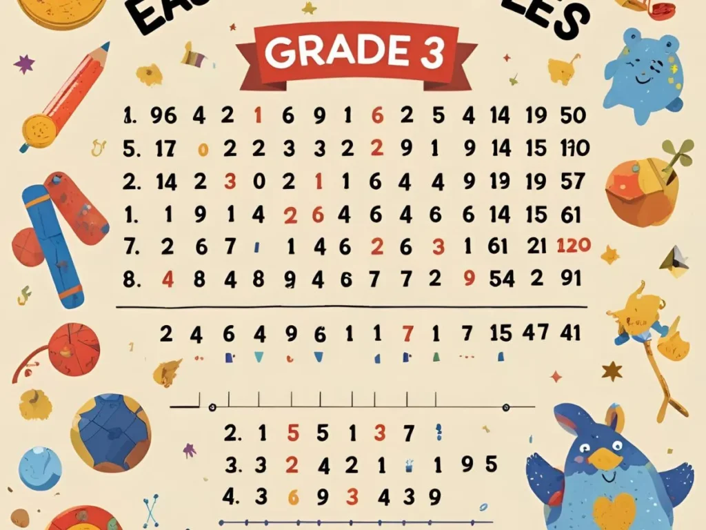 Easy Math Riddles for Grade 3