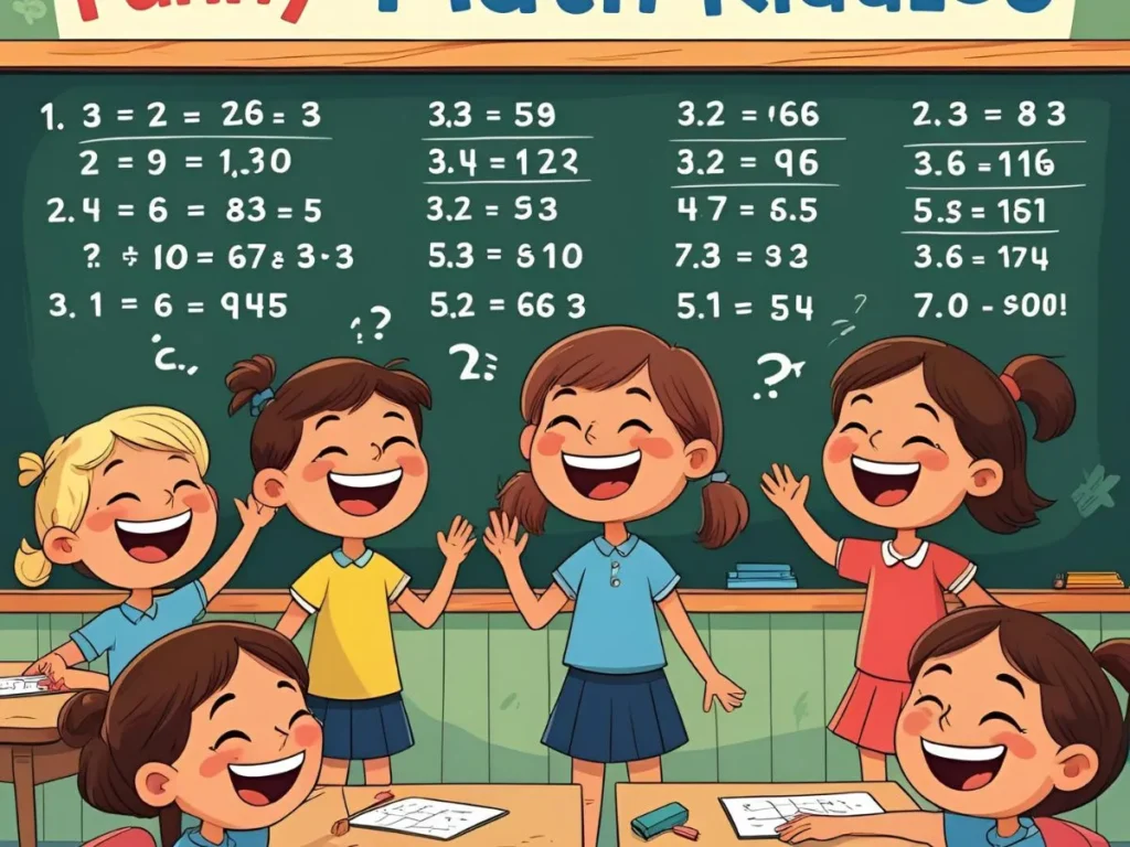 Funny Math Riddles for Grade 3