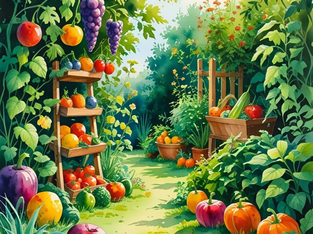 Garden Fruits & Veggies Riddles