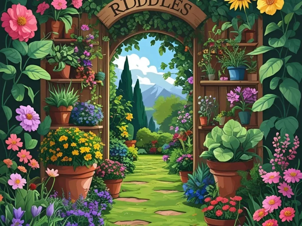 Garden Plants & Flowers Riddles