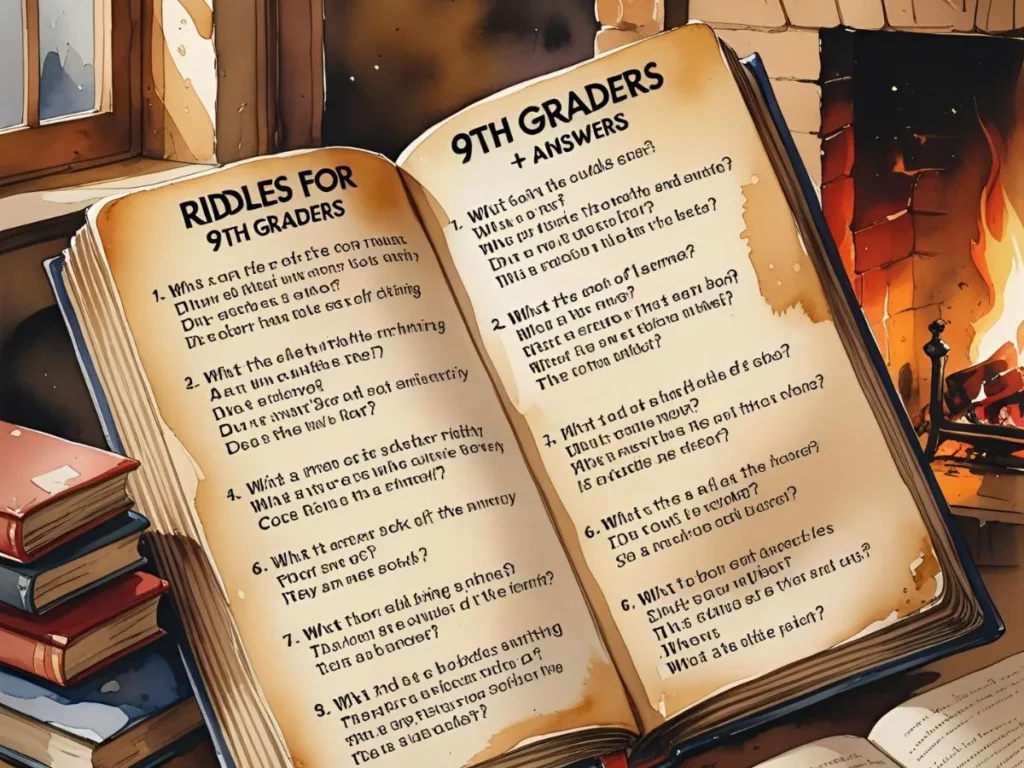 Riddles for 9th Graders with Answers