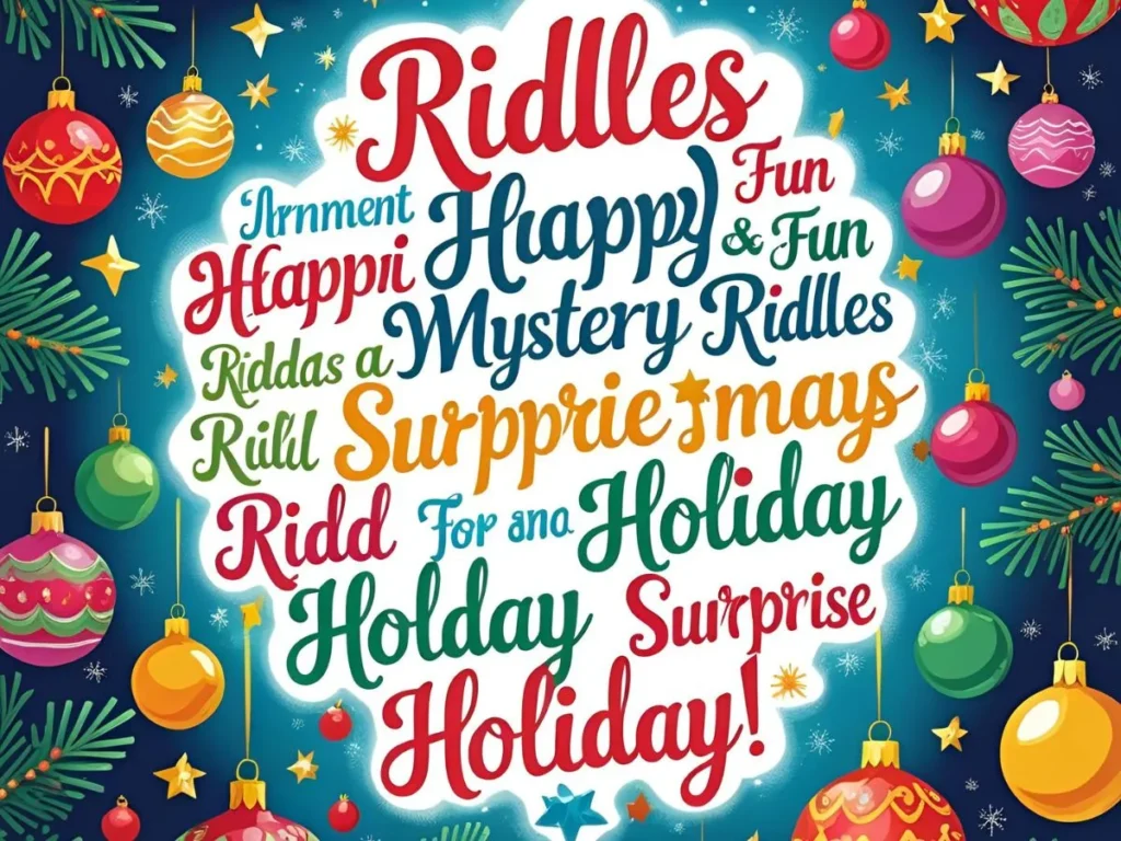 Riddles for Surprise Holiday
