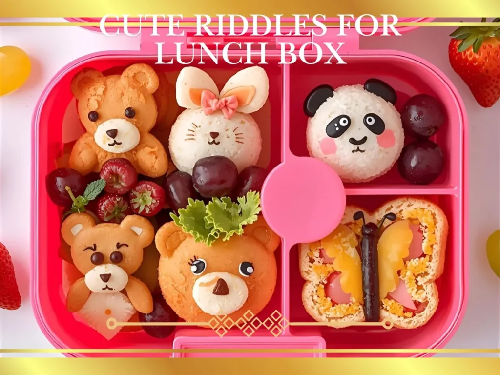 Cute Riddles For Lunch Box