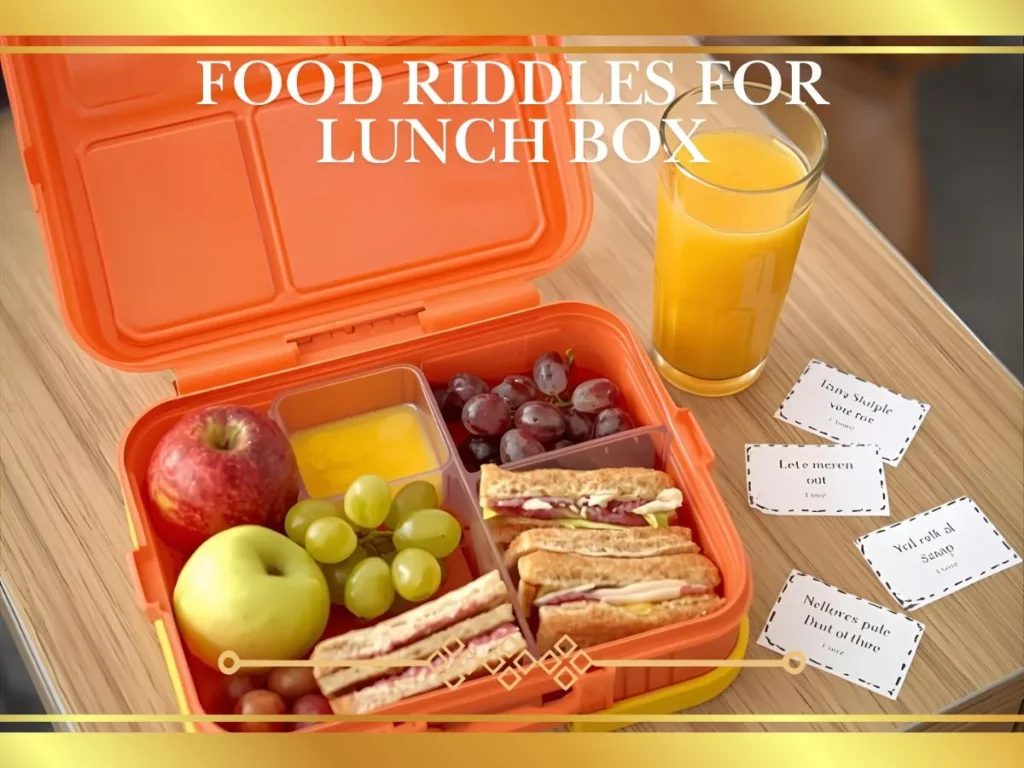 Food Riddles For Lunch Box