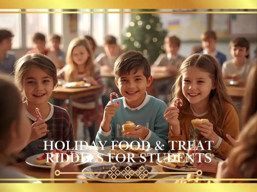 Holiday Food & Treat Riddles for Students