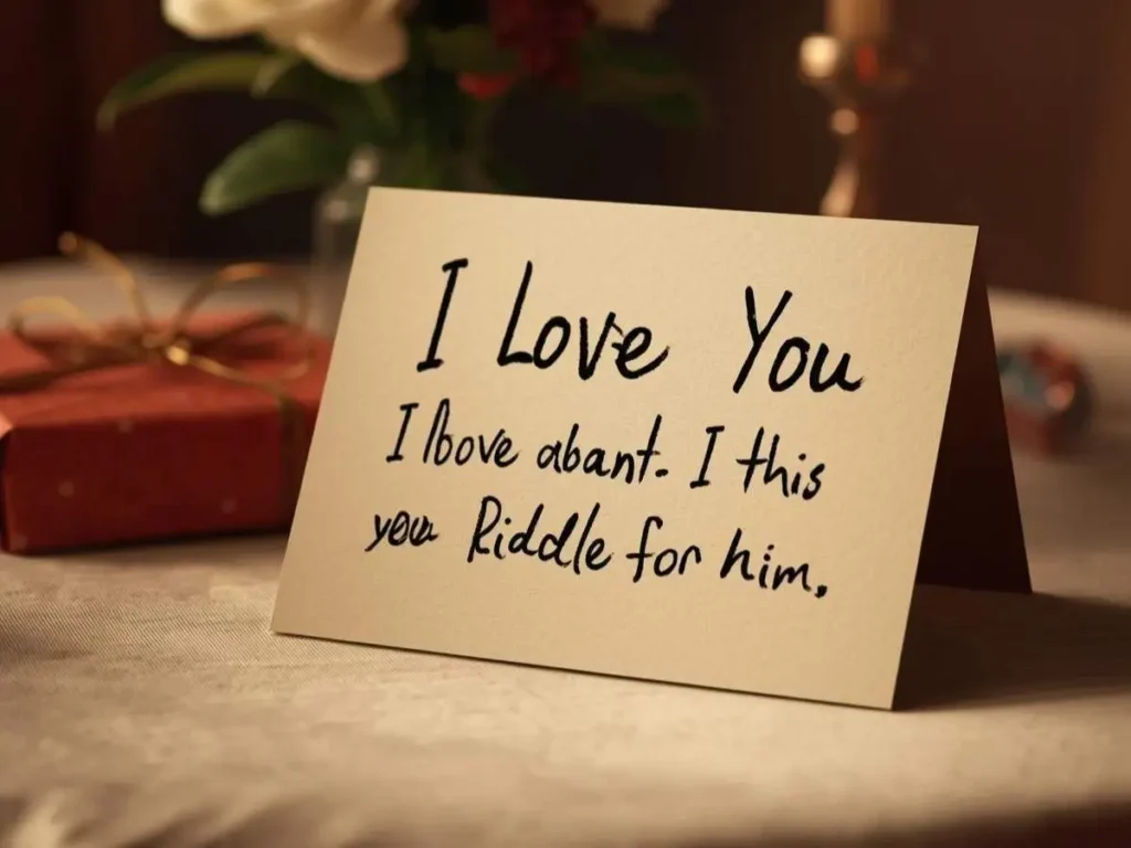 Sweet & Simple I Love You Riddles for Him