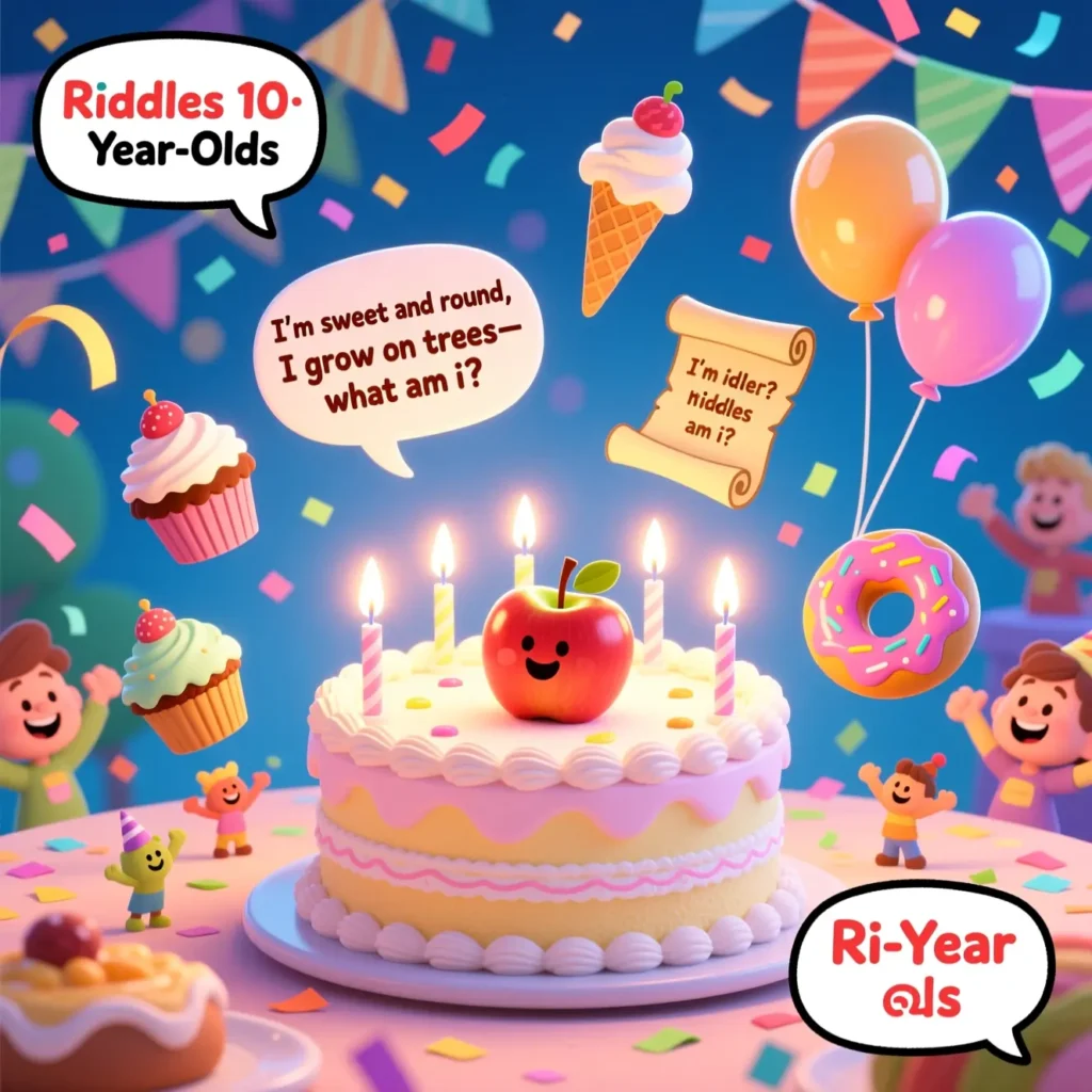 Birthday Food Riddles for 10 Year Olds
