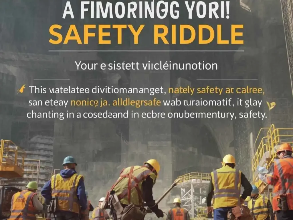 Construction Safety Riddles