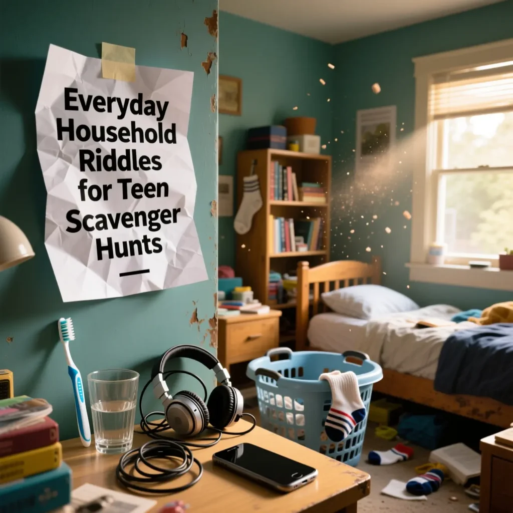 Everyday Household Riddles for Teen Scavenger Hunts