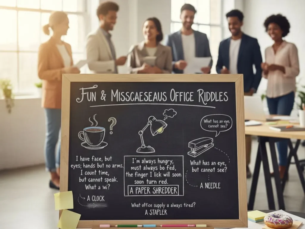 Fun & Miscellaneous Office Riddles