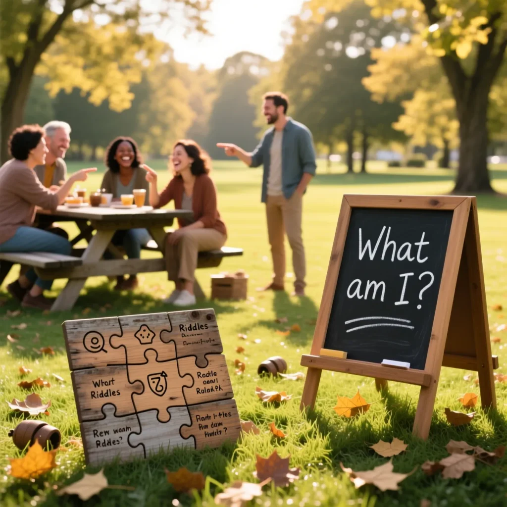 Fun Outdoor Object Riddles for Meetings