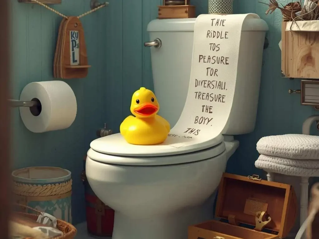 Funny Bathroom Riddles for Treasure Hunt