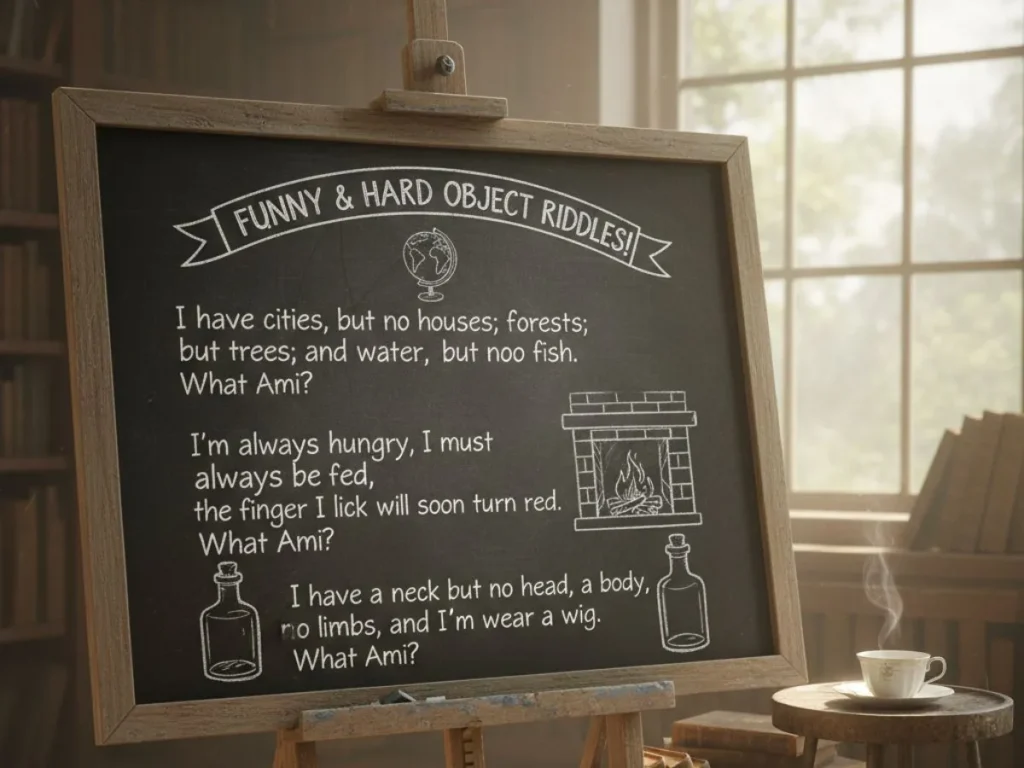 Funny Hard Riddles About Objects