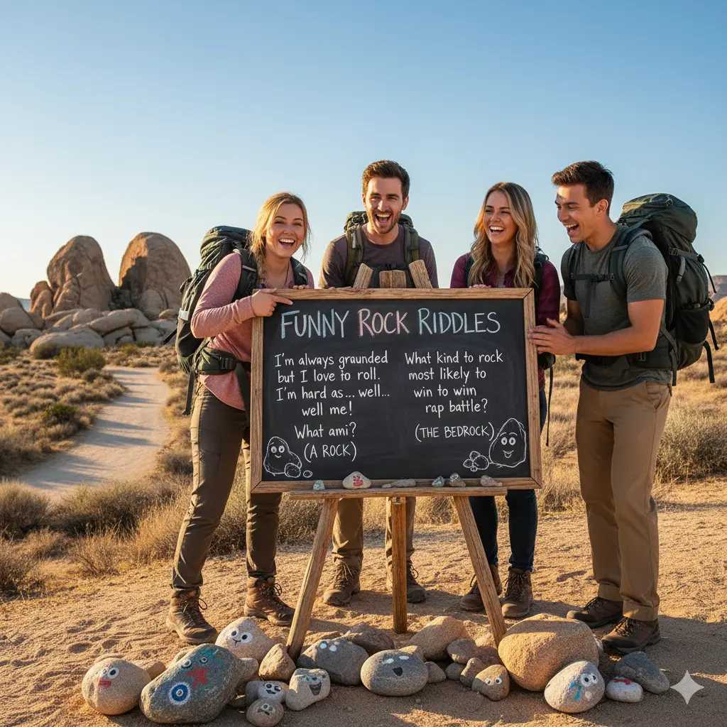 Funny Rock Riddles for Scavenger Hunt