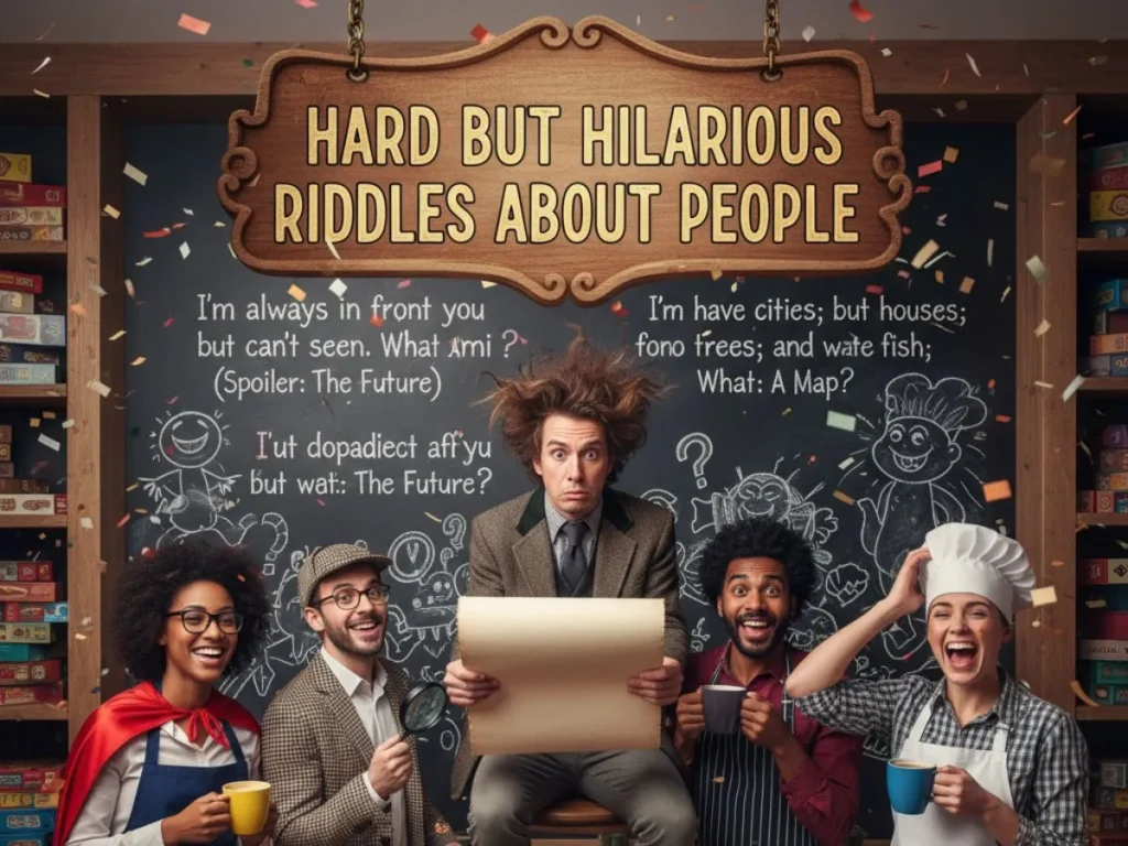 Hard but Hilarious Riddles About People