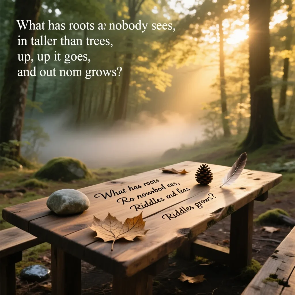 Nature Themed Riddles for Meetings