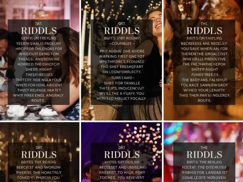 Party Printable Riddles for Adults