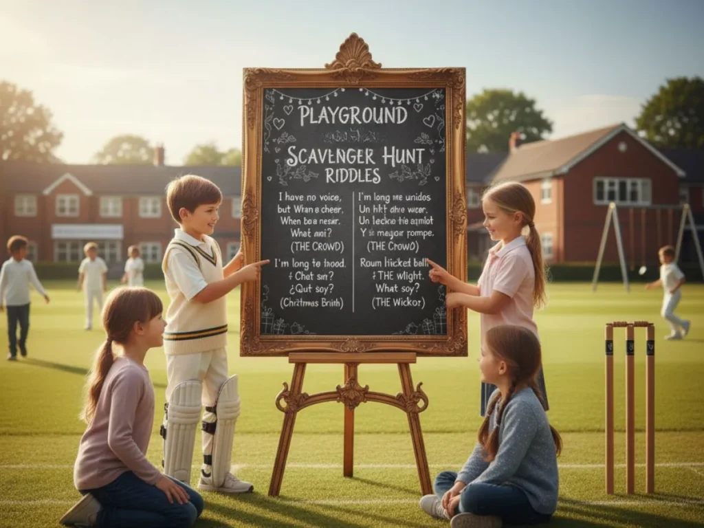 Playground Scavenger Hunt Riddles