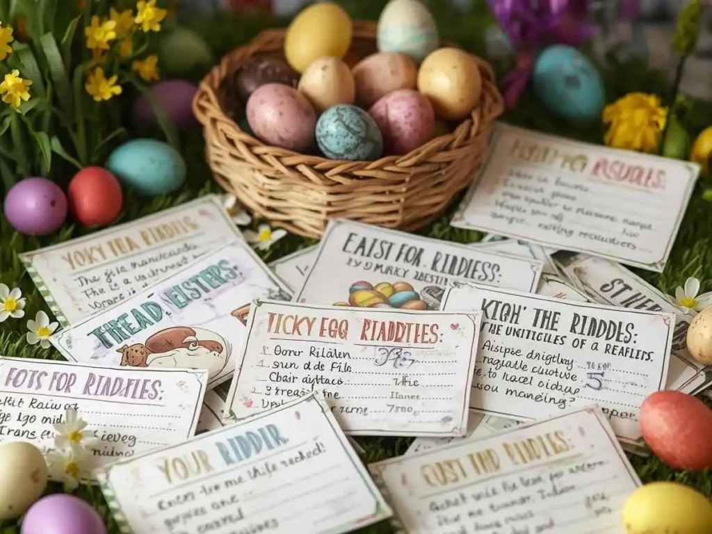Tricky Easter Egg Riddles for Adults