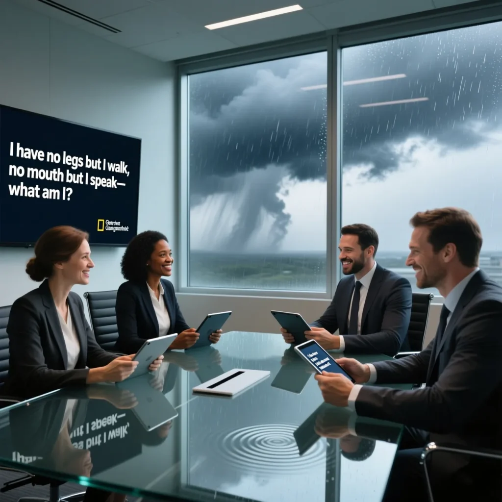 Weather Themed Riddles for Meetings