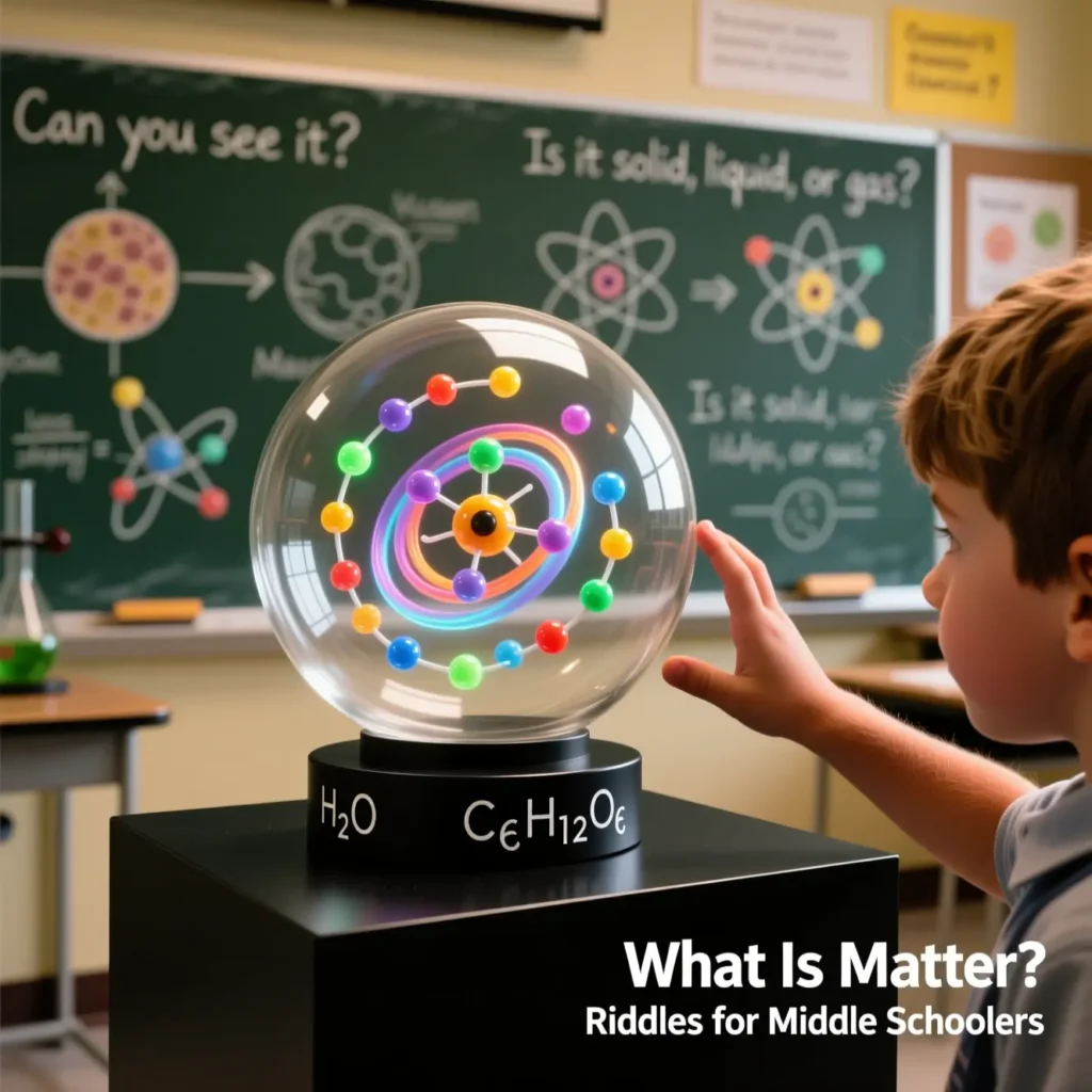 What Is Matter? Riddles for Middle Schoolers