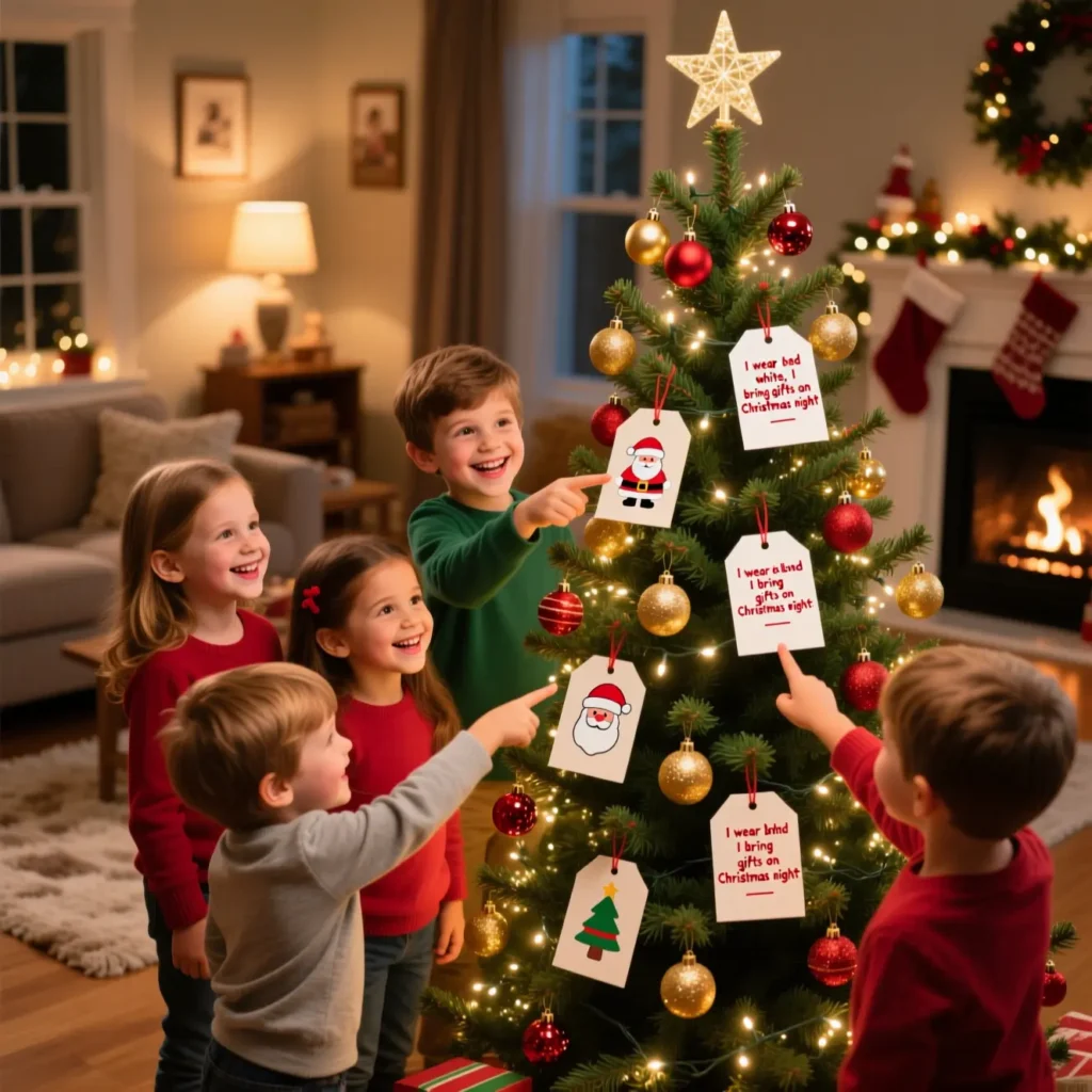 Christmas Tree Riddles for Kids