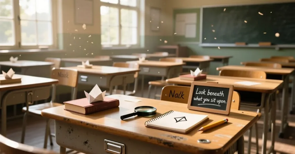 Classroom Riddles for Scavenger Hunt Backpack