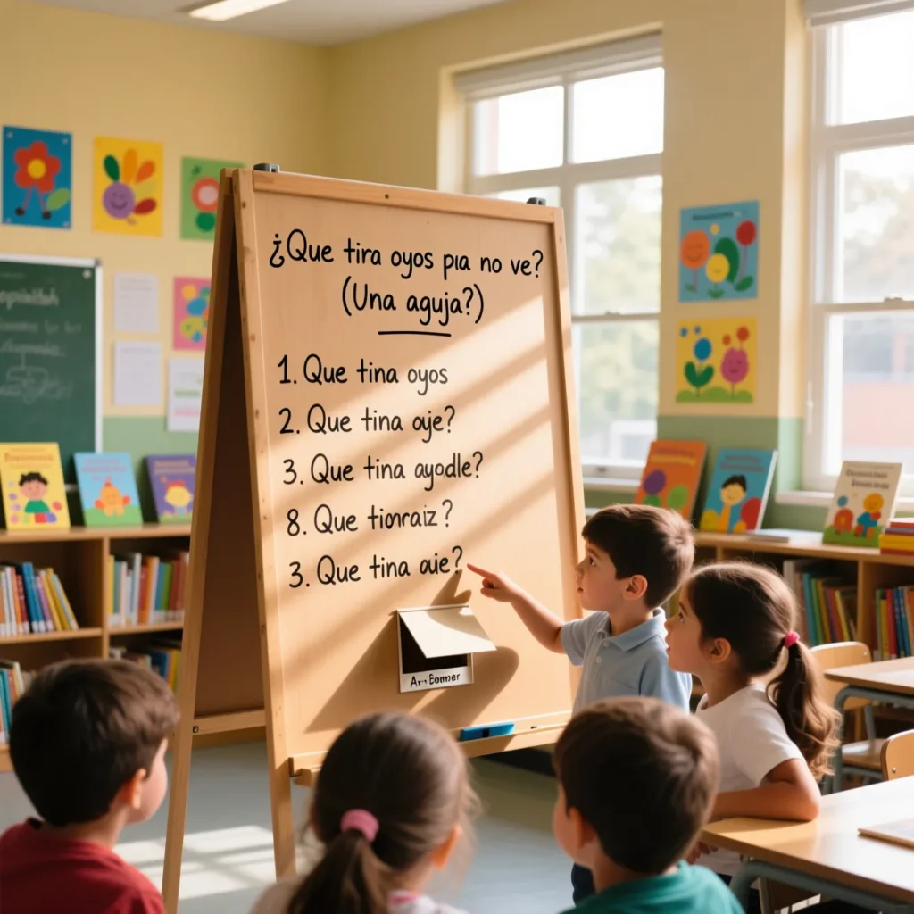 Easy Spanish Riddles for Vocabulary Practice