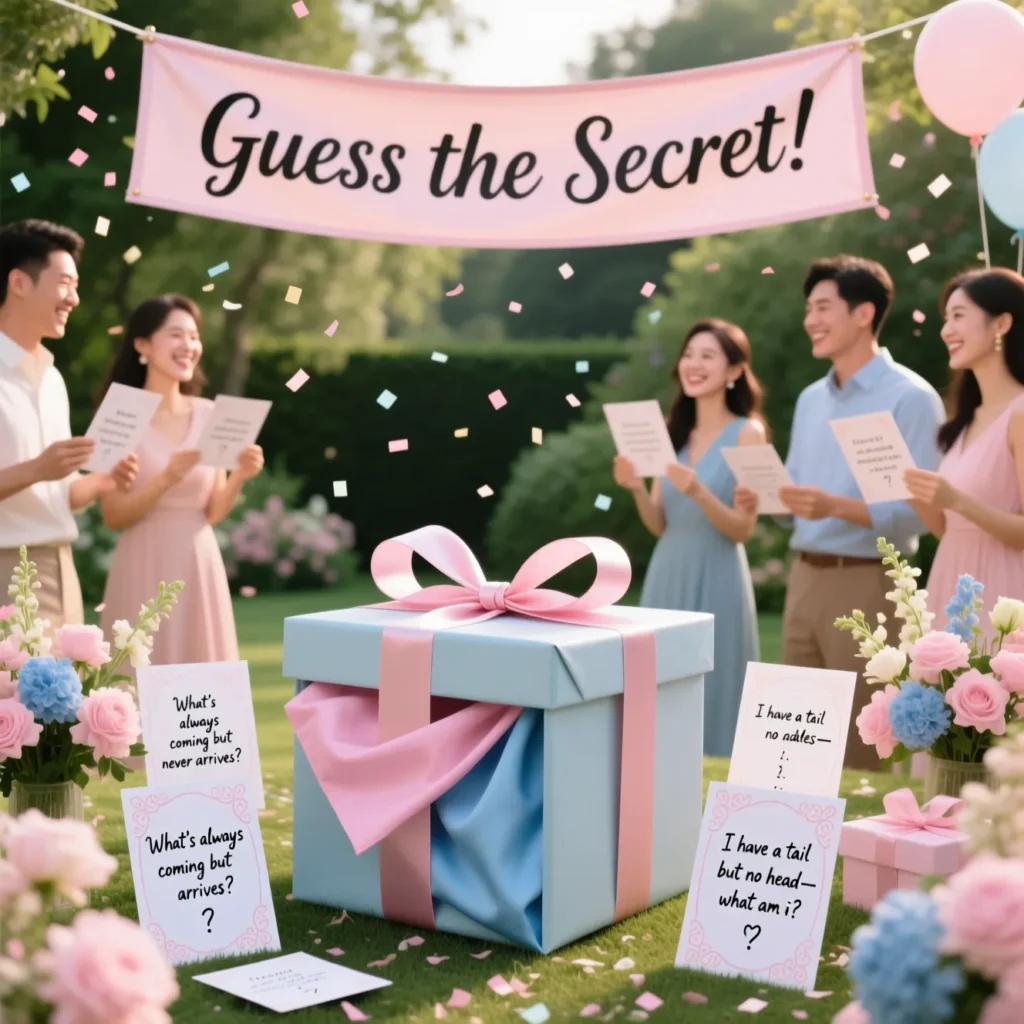 Gender Reveal Riddles for Guests