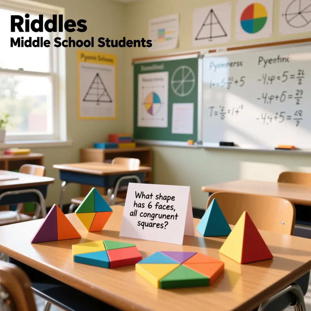 Geometry Riddles for Middle School Students