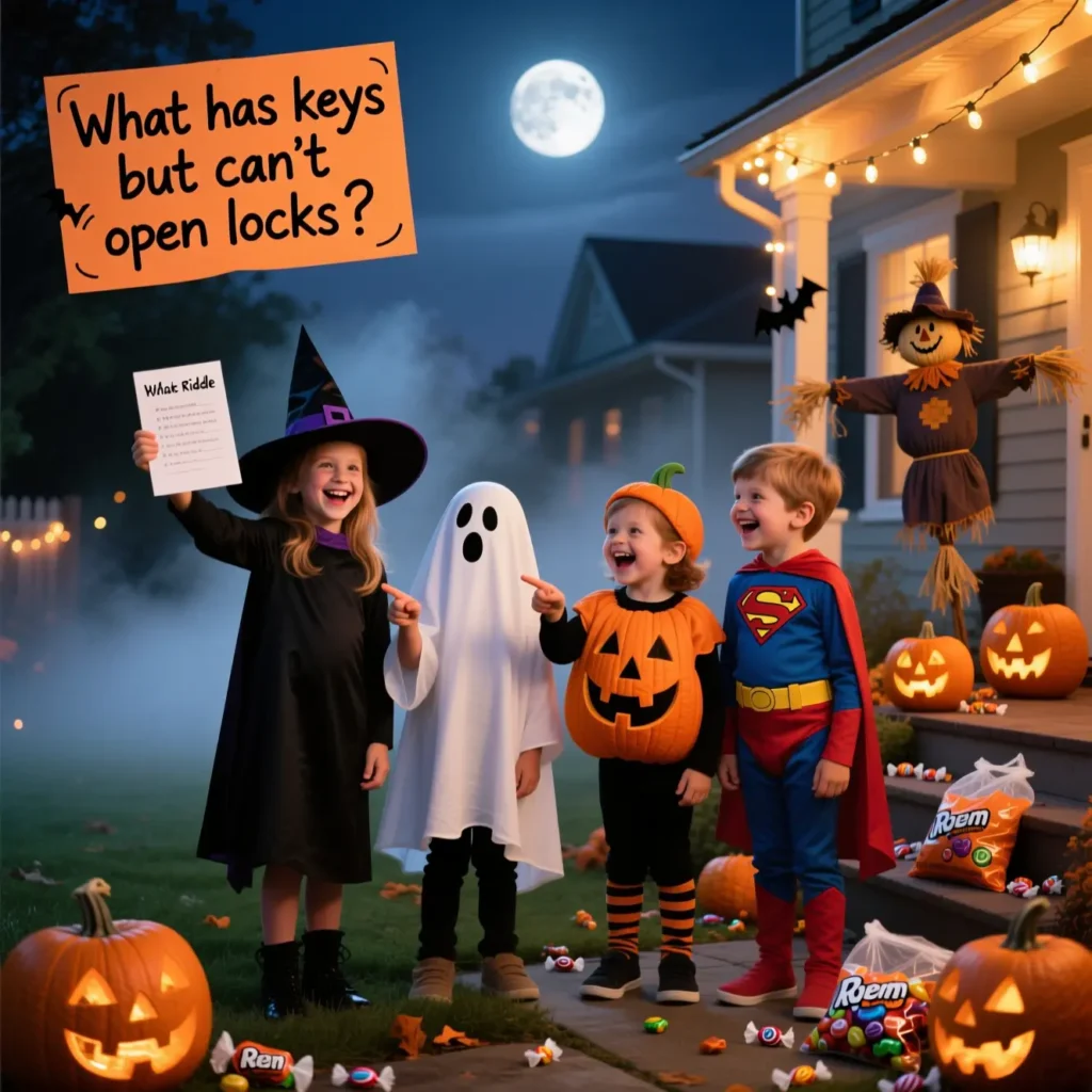 Ghost Halloween Riddles for Kids