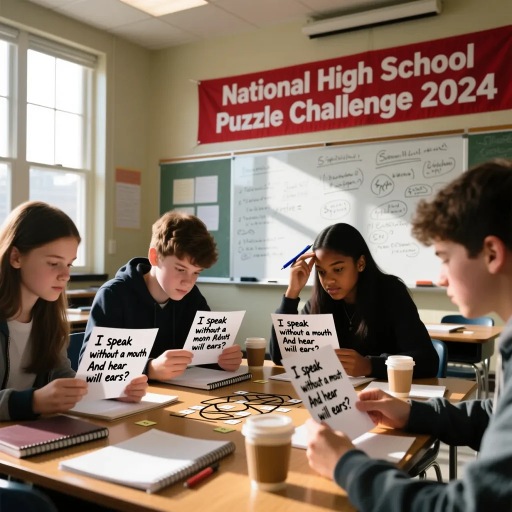 Long Riddles for High School Puzzle Competitions