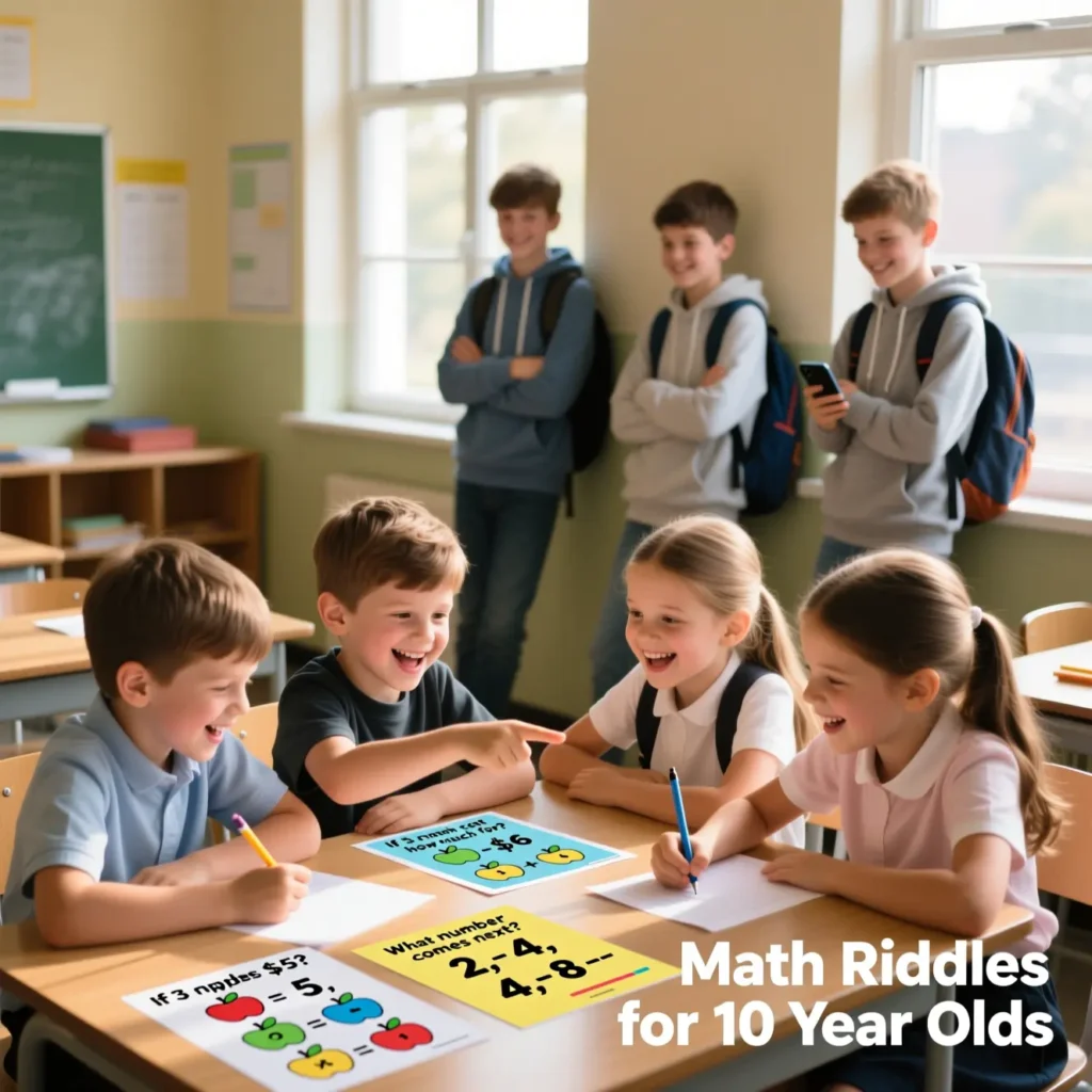 Math Riddles for 10 Year Olds