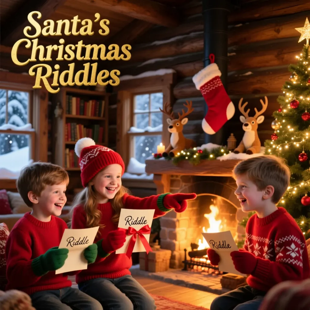 Santa Claus Christmas Riddles for Kids