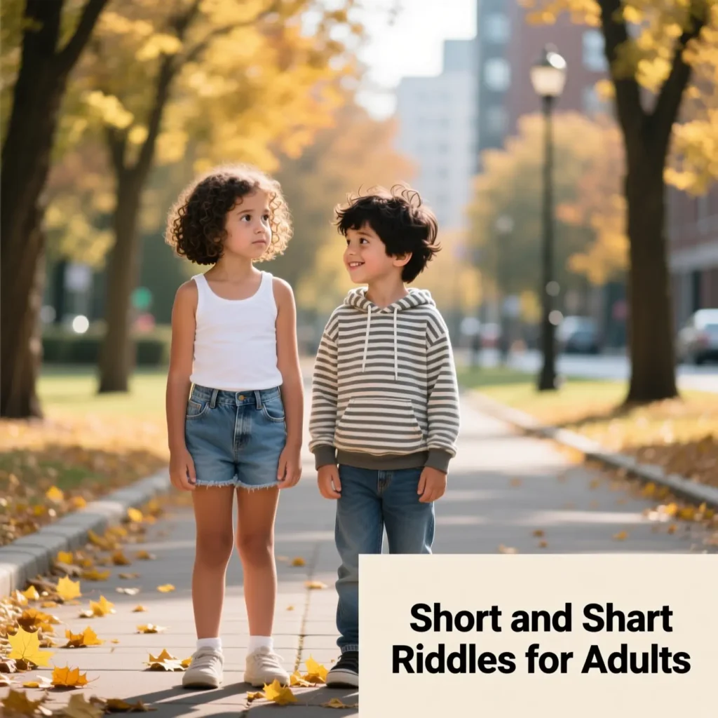 Short and Sharp Riddles for Adults