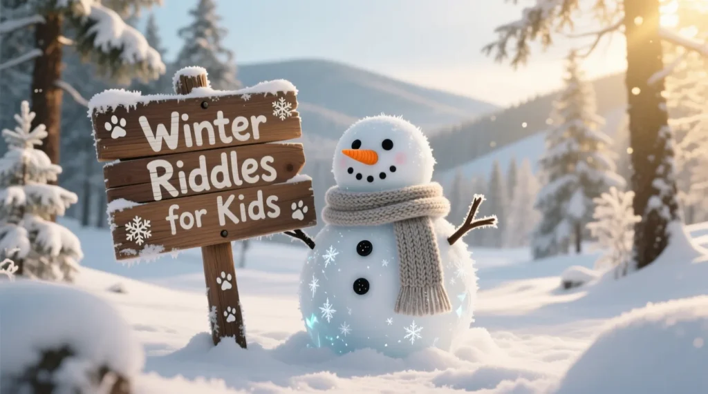 Snowman Winter Riddles for Kids