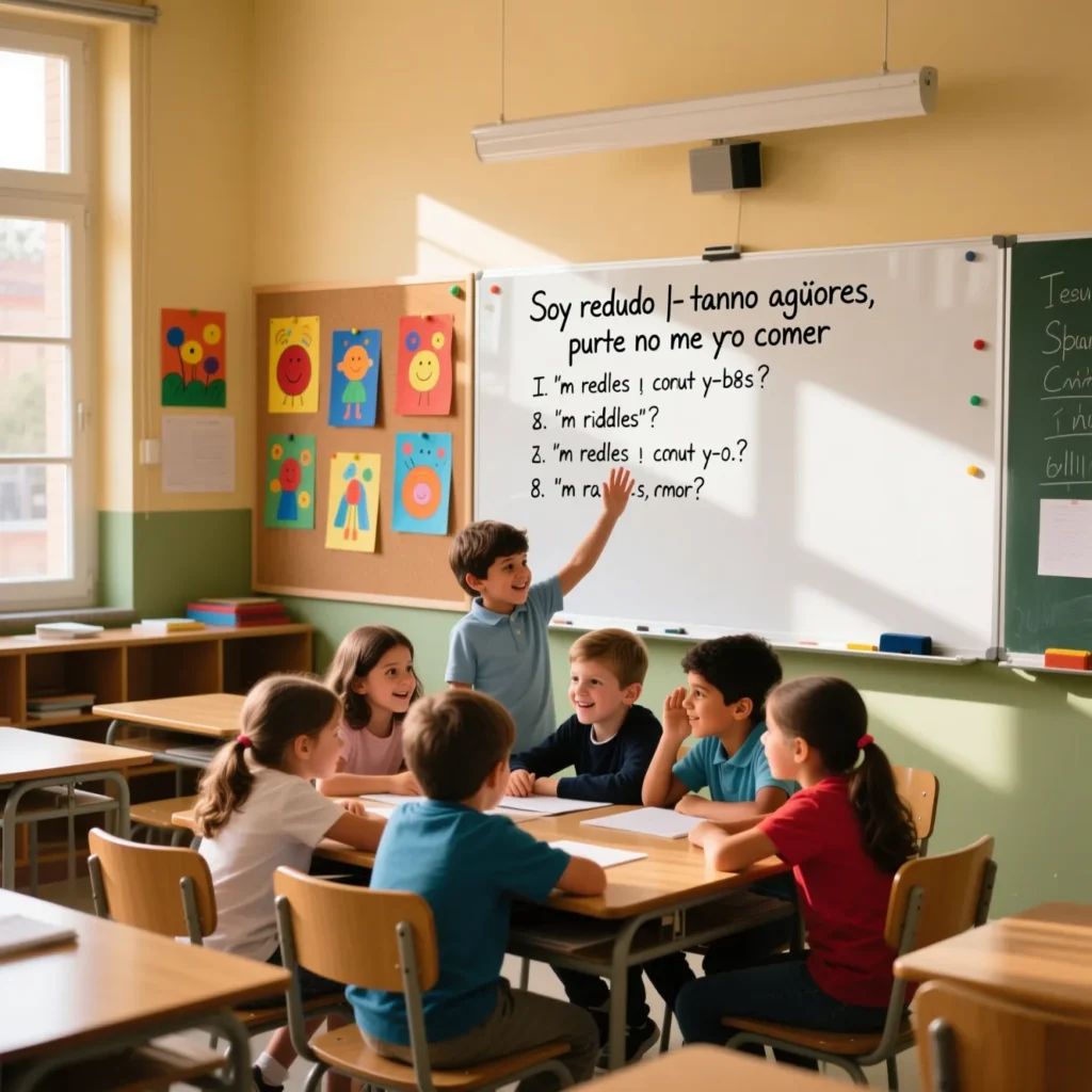 Spanish Riddles for Classroom Activities