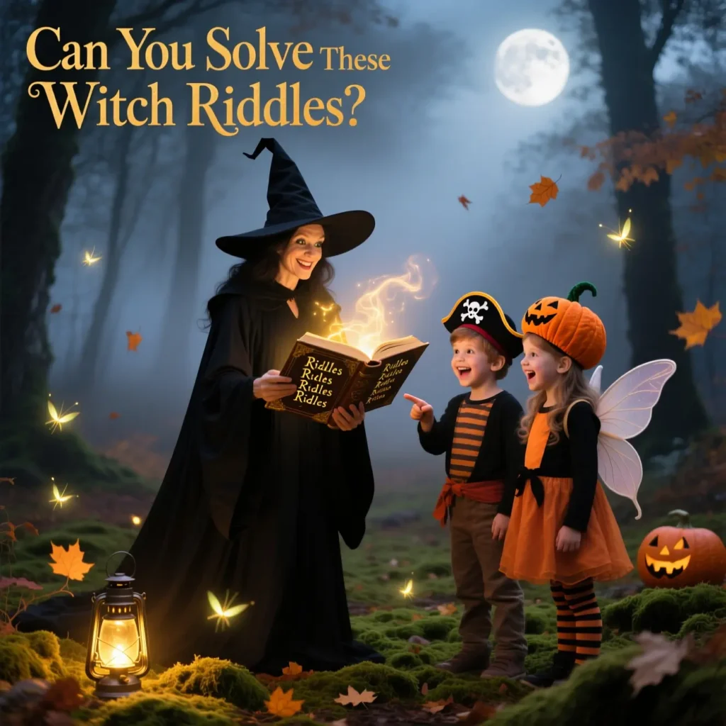 Witch Halloween Riddles for Kids