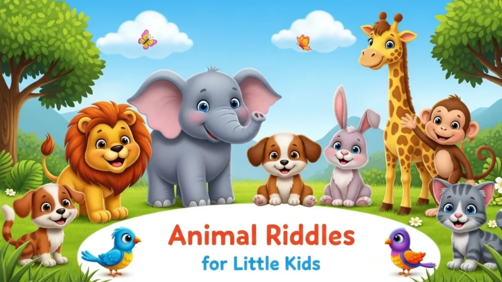 Animal Riddles for Little Kids