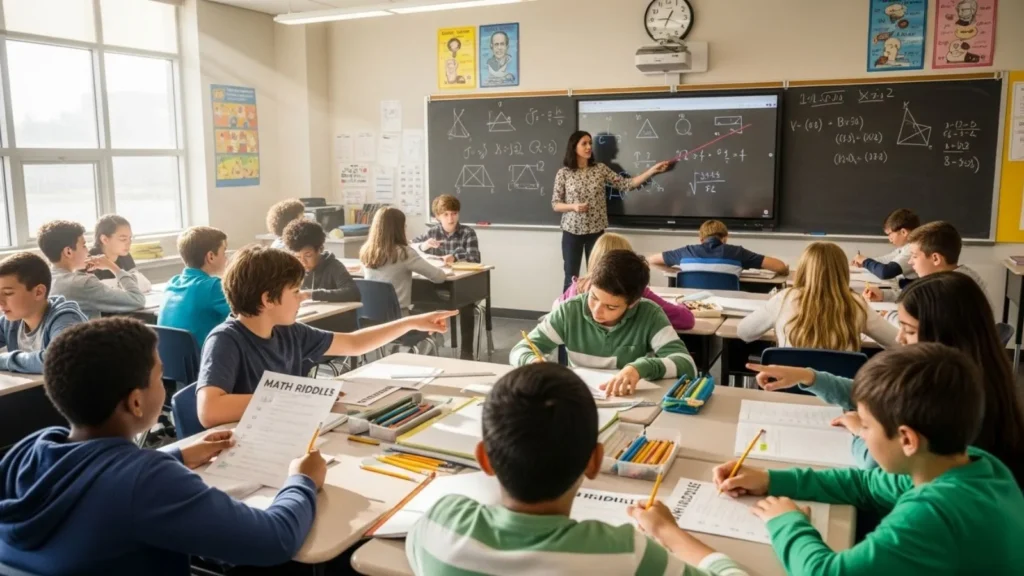 Math Riddles for Middle School 