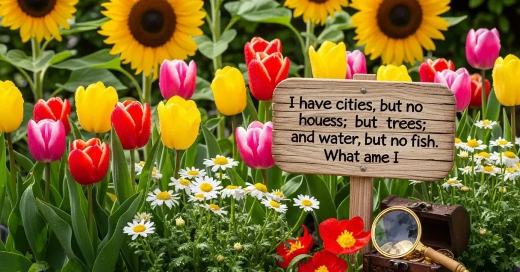 Spring Flowers Riddles for Kids