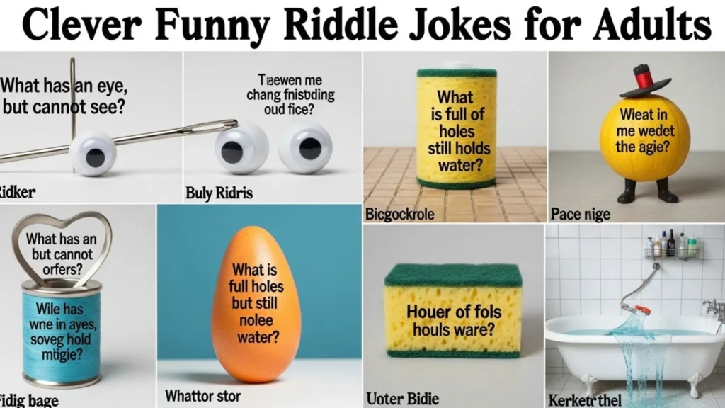 Clever Funny Riddle Jokes for Adults