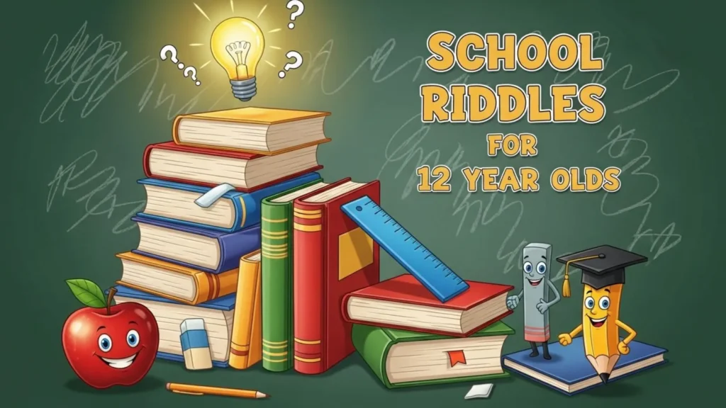 School Riddles for 12 Year Olds