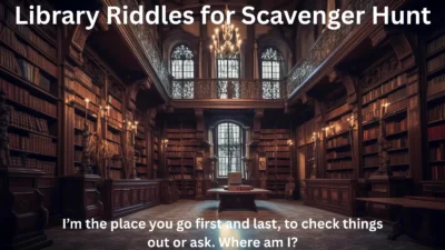 Library Riddles for Scavenger Hunt