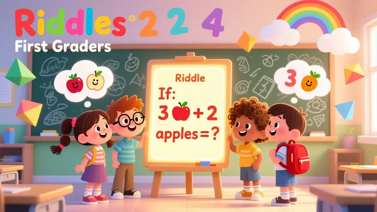 Math Riddles for First Graders