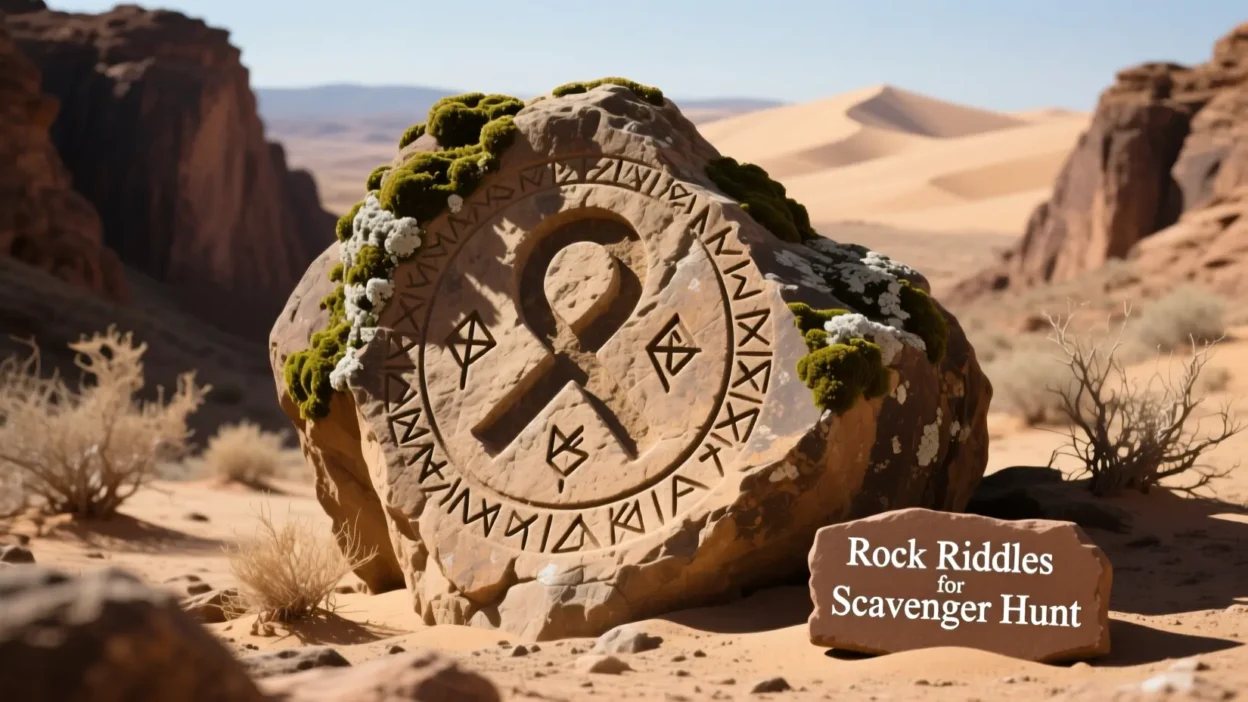 Rock Riddles for Scavenger Hunt
