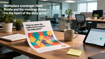 Scavenger Hunt Riddles for Workplace