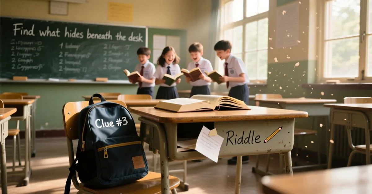 Classroom Riddles for Scavenger Hunt